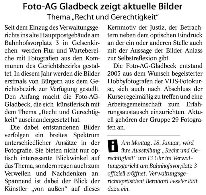 20160113 - VG GE WAZ-Bericht