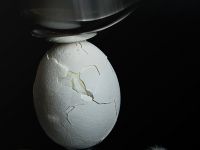 Aufschlag Ei